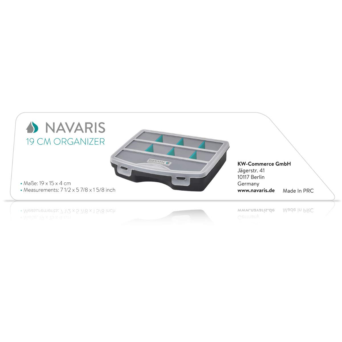 navaris-sortierkasten-kleinteile-organizer-19x15x4cm-verstellbar-leer image 7
