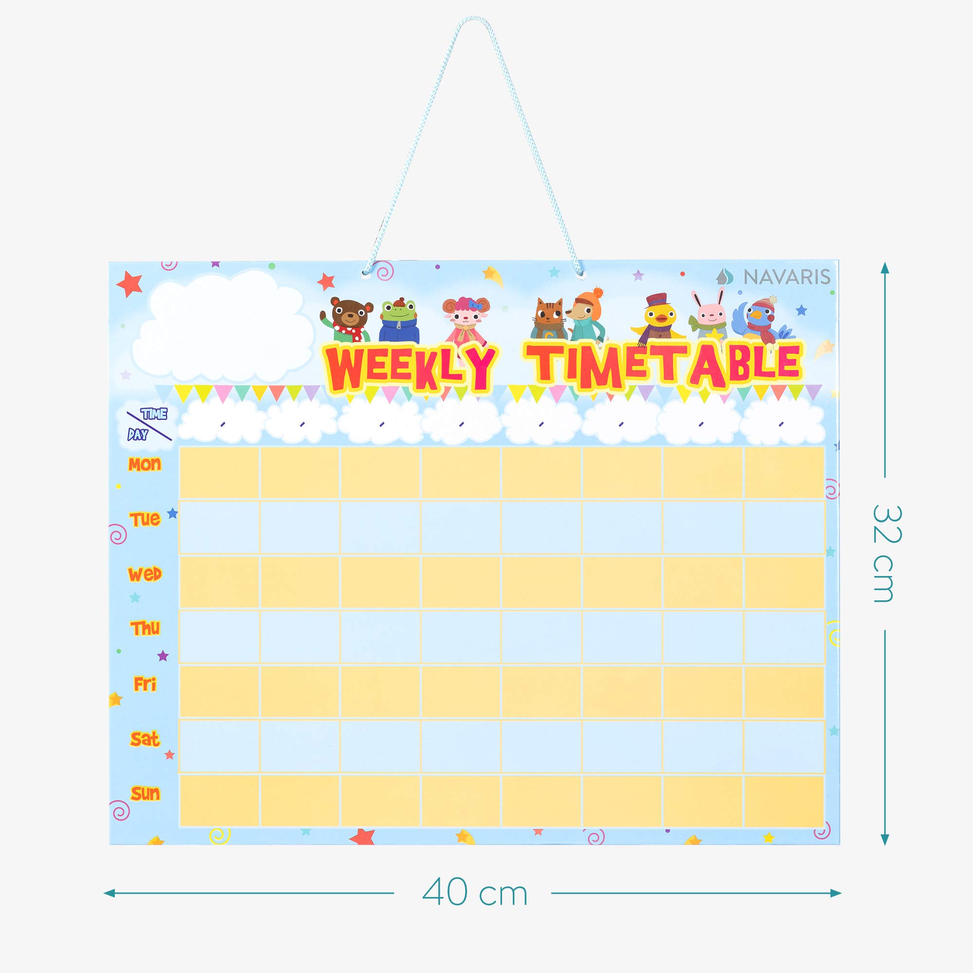 navaris-wochenplan-magnetisch-40x32cm-familienplaner-englisch image 6
