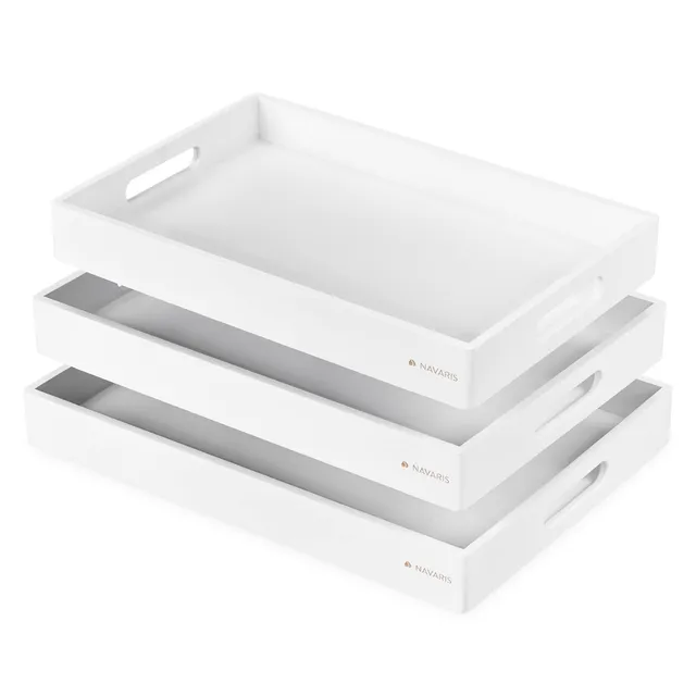 navaris-kitchen-tablett-bambus-3er-set-natur-stapelbar-rechteckig image 1
