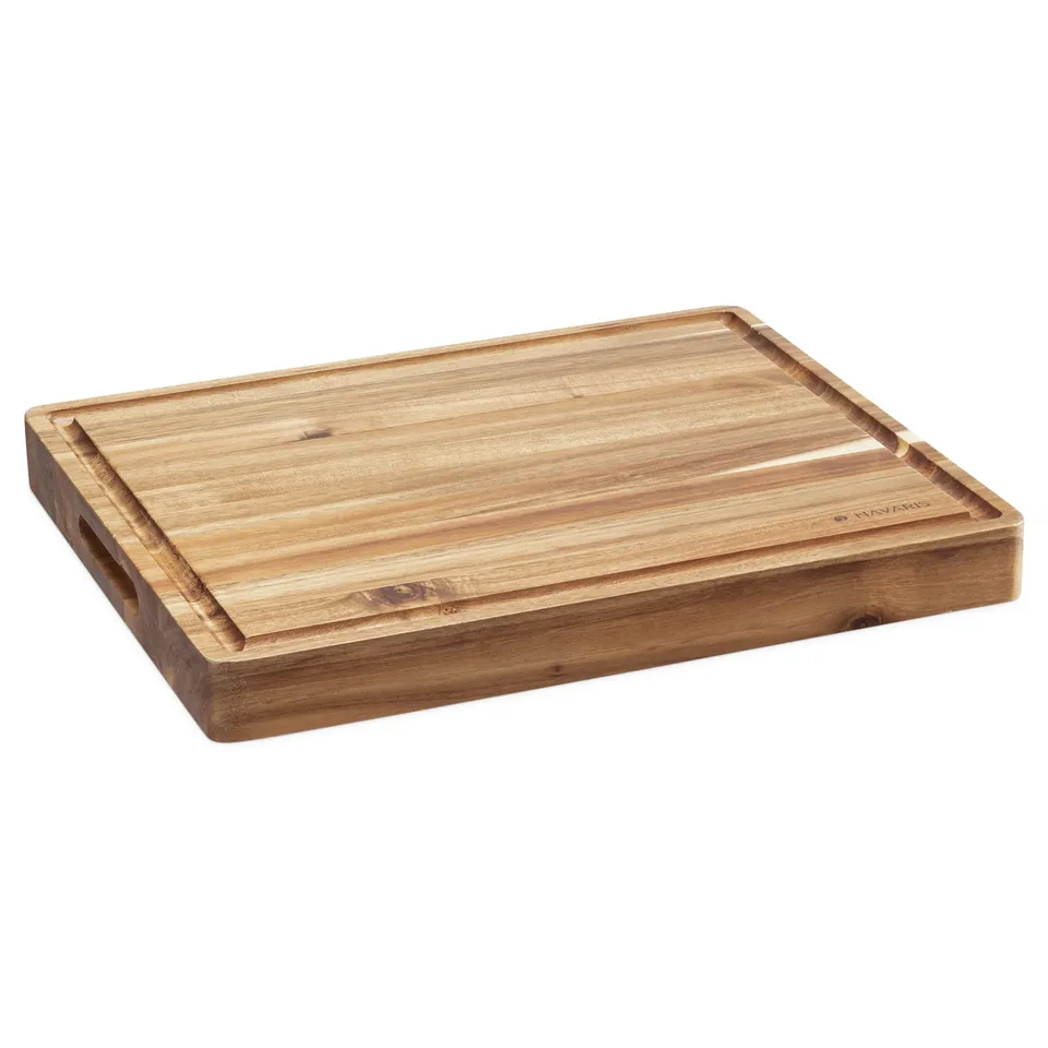 navaris-kitchen-schneidebrett-akazie-40x33-cm-mit-saftrille image 1
