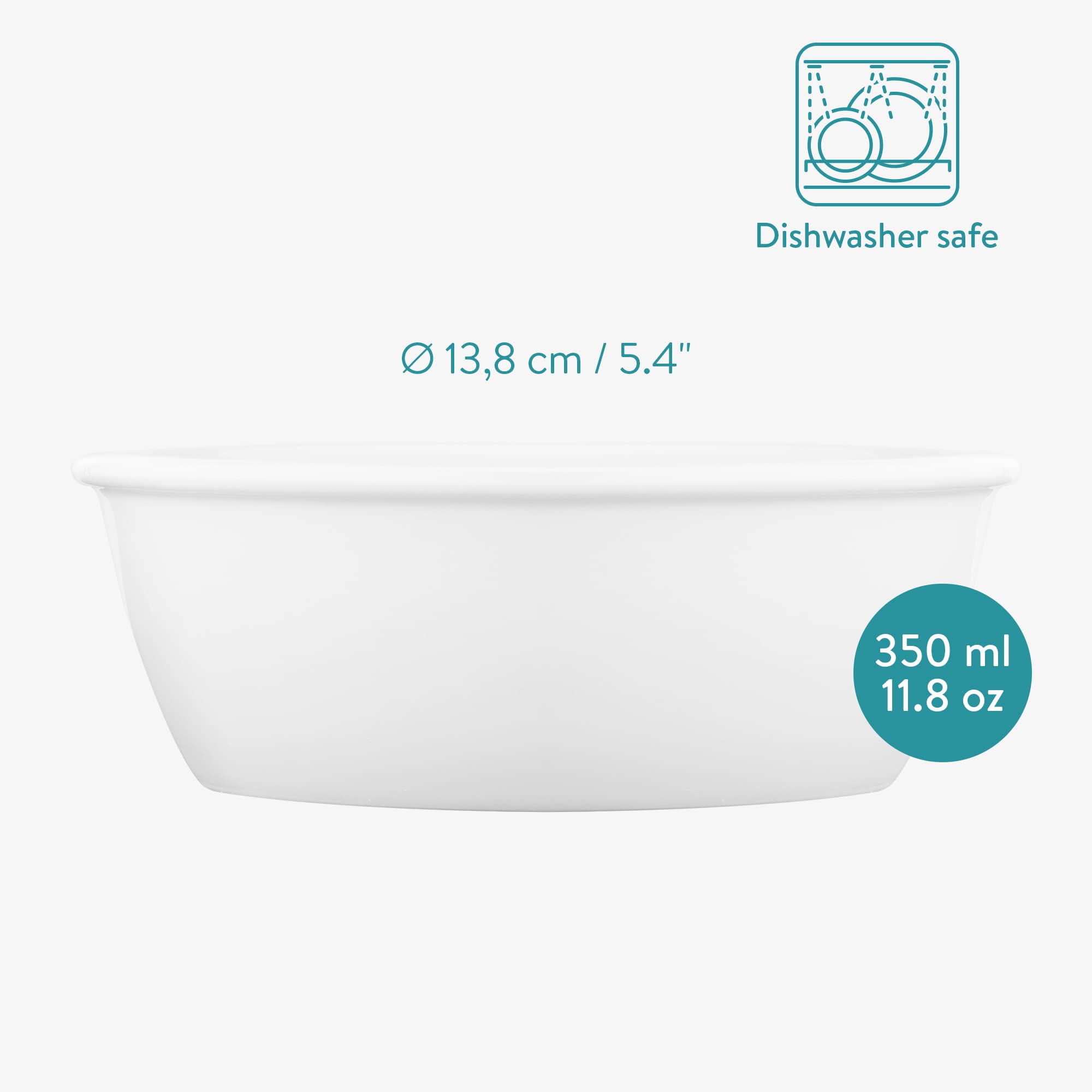 navaris-animals-futternapf-katze-keramik-wei-300-ml-2er-set image 3