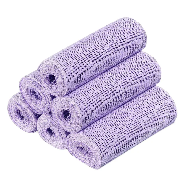 navaris-babybauch-gipsbinden-6x-15x300cm-violett image 1