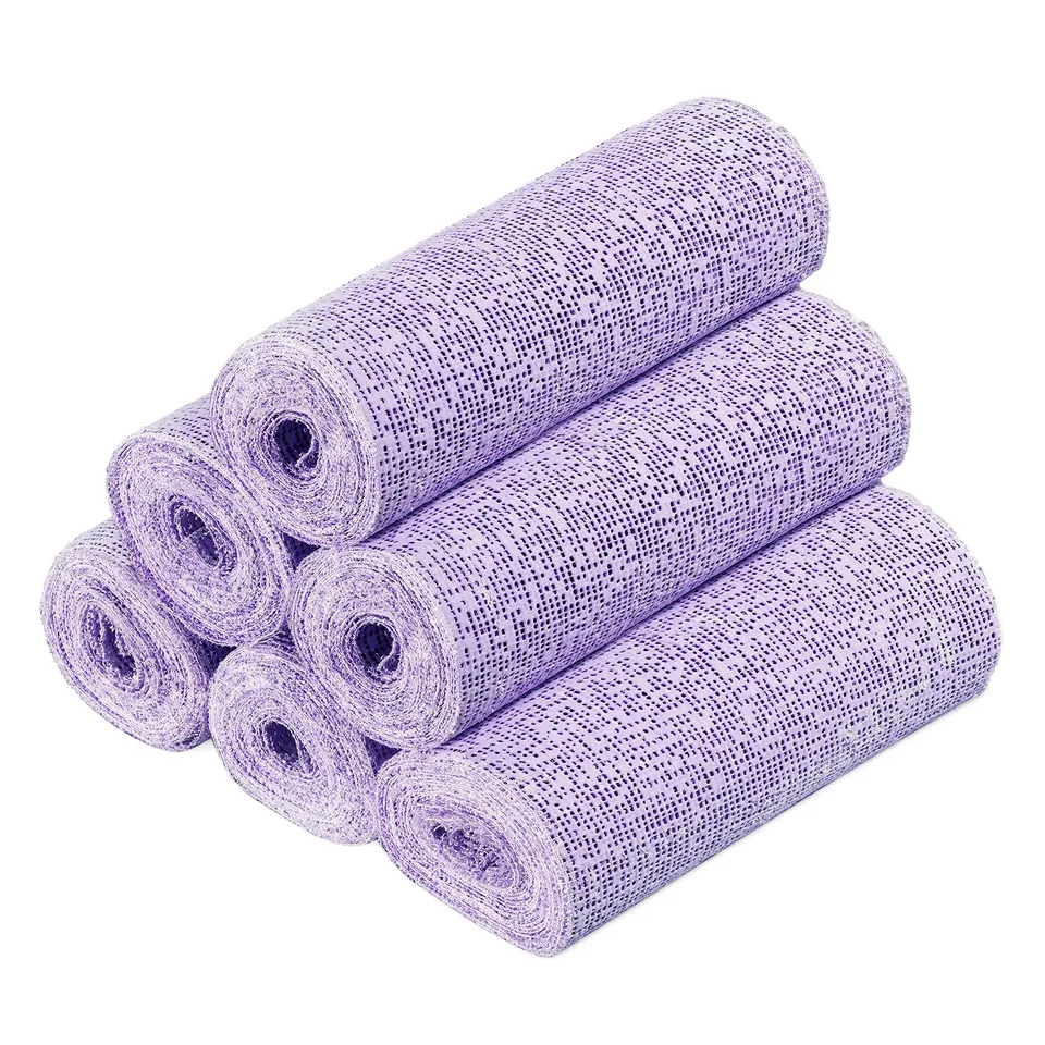 navaris-babybauch-gipsbinden-6x-15x300cm-violett image 1