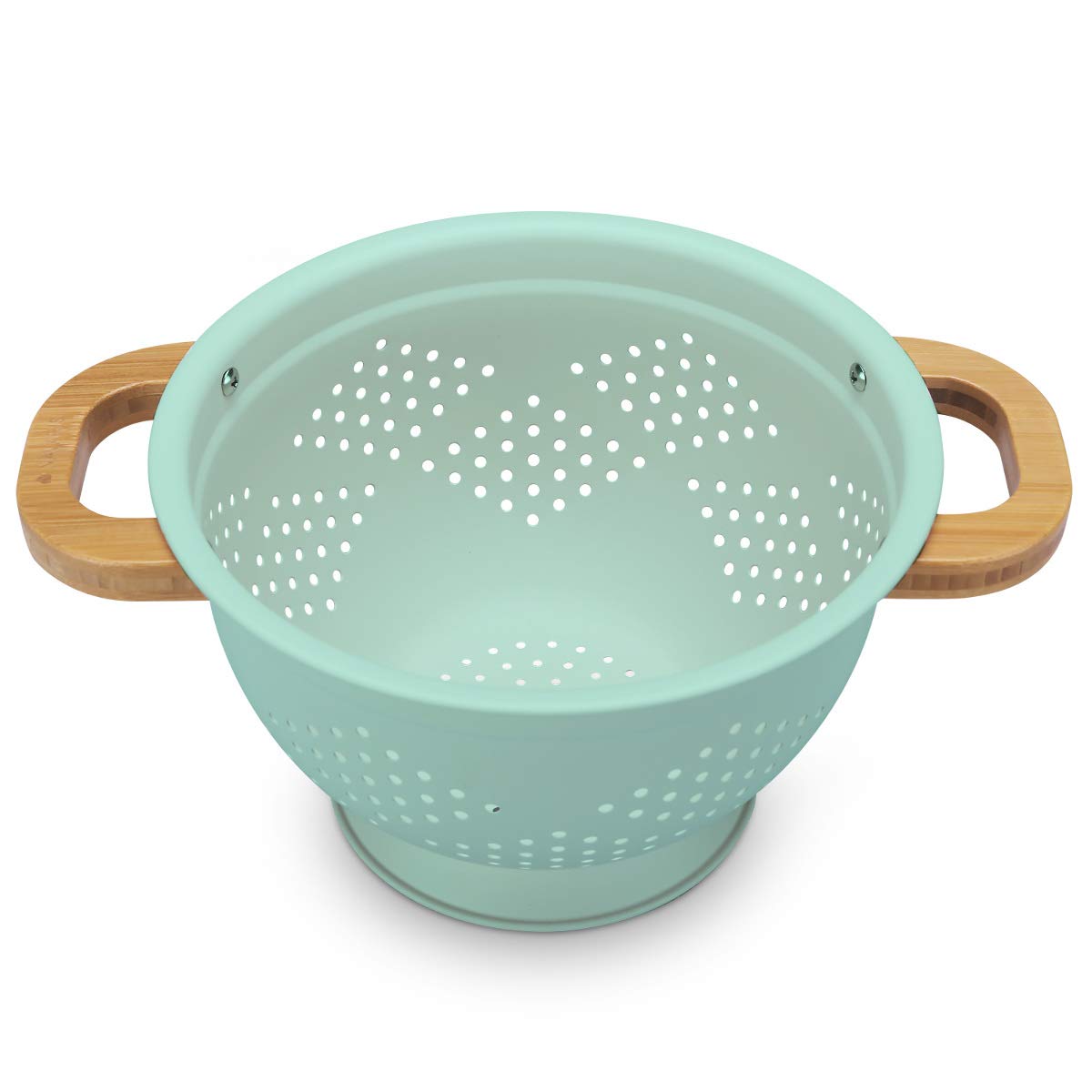 navaris-kitchen-seiher-nudelsieb-mintgr-n-2-8l-eisen image 1