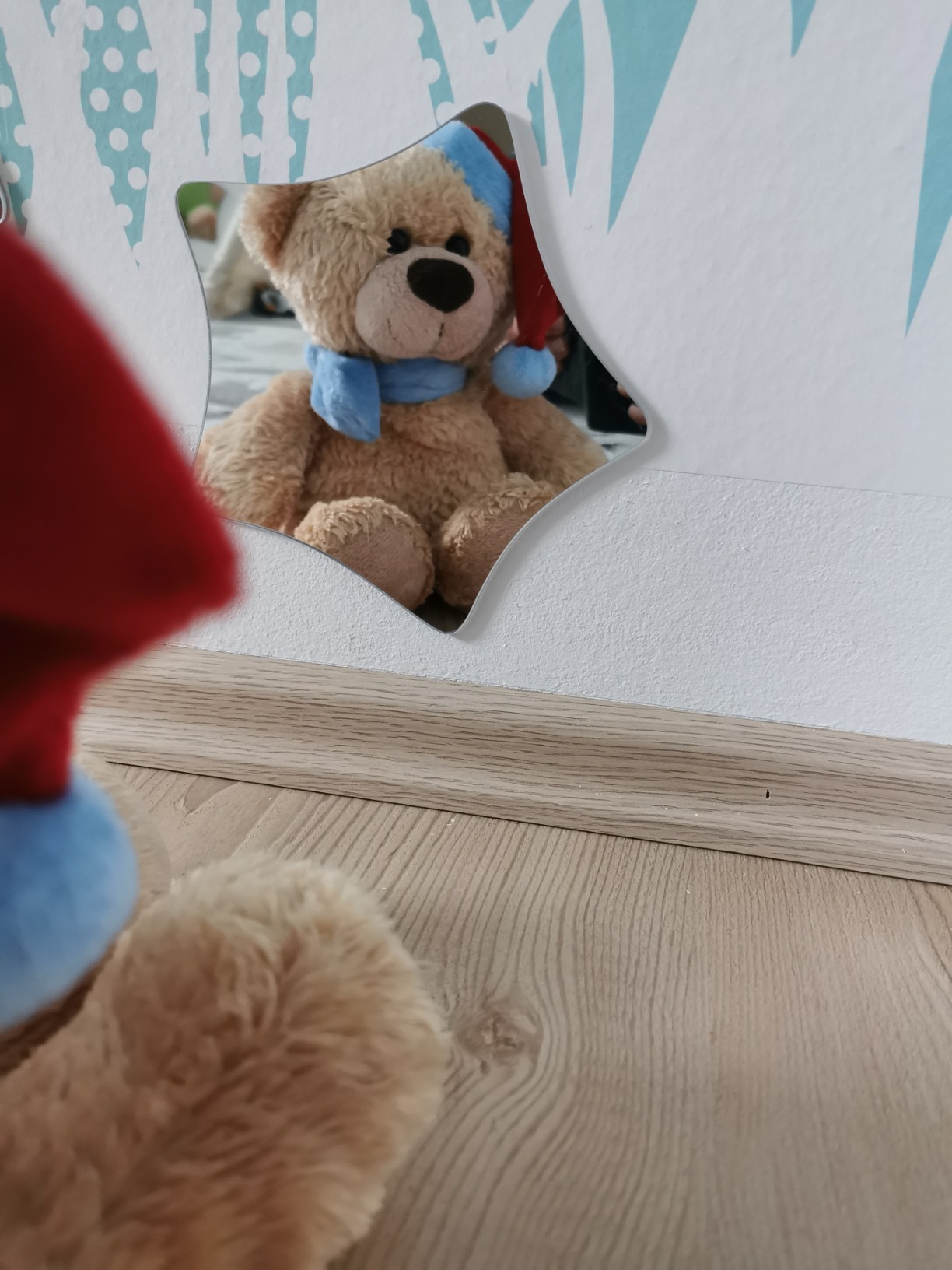 Einfach geklebt
