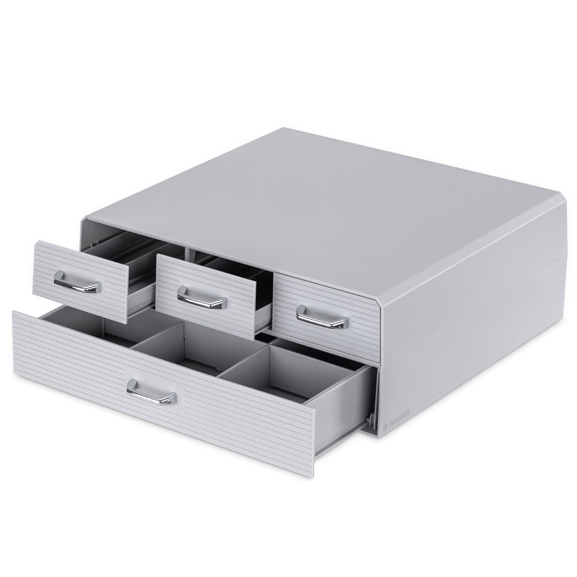 navaris-kitchen-kapselhalter-4-schubladen-grau-f-r-96-kapseln image 6