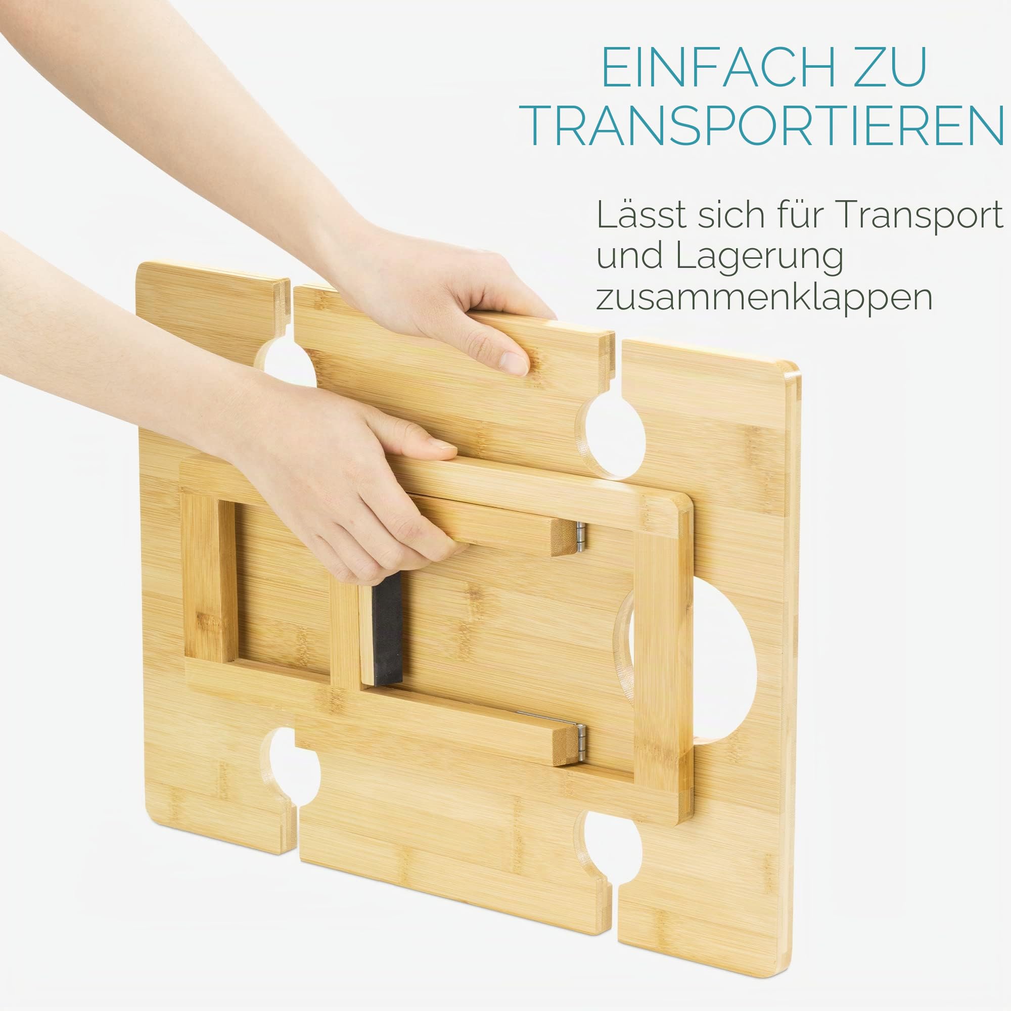 navaris-picknicktisch-bambus-klappbar-4-glashalter image 4