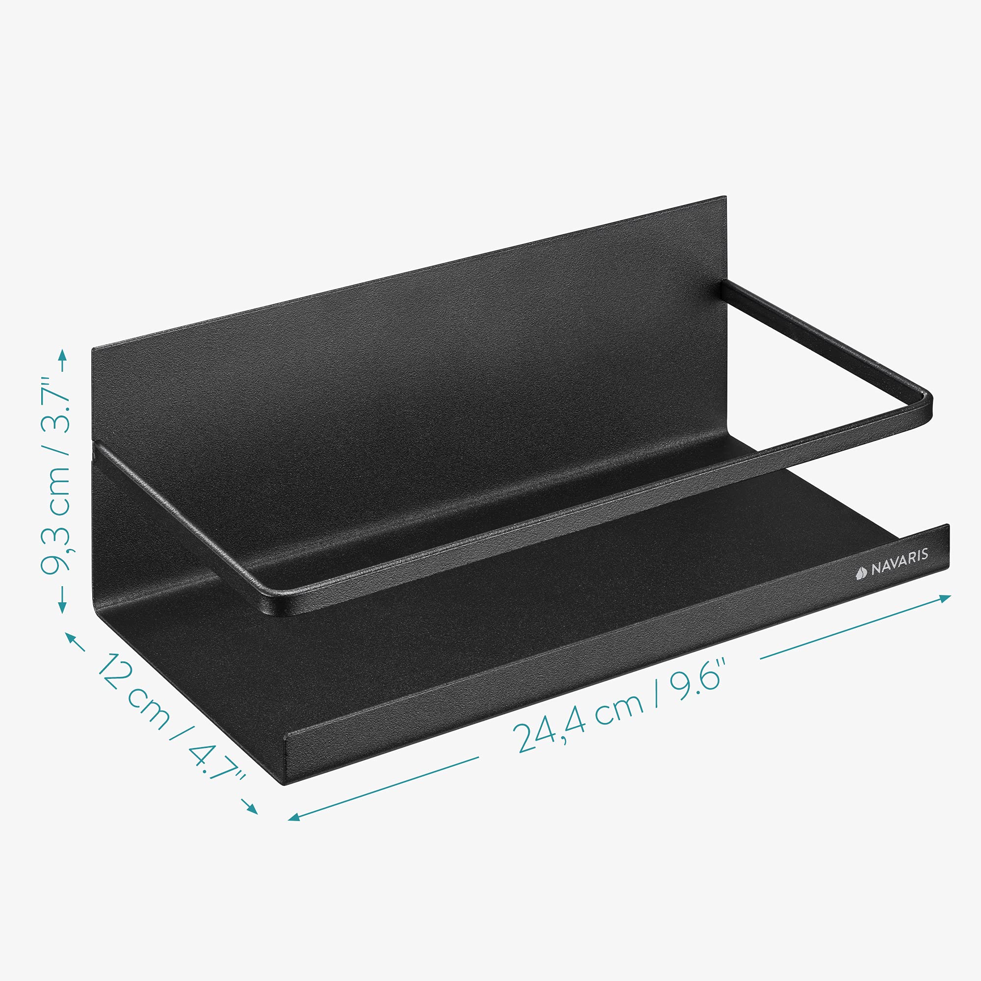 navaris-kitchen-k-hlschrank-regal-magnetisch-schwarz-2-5-kg image 4