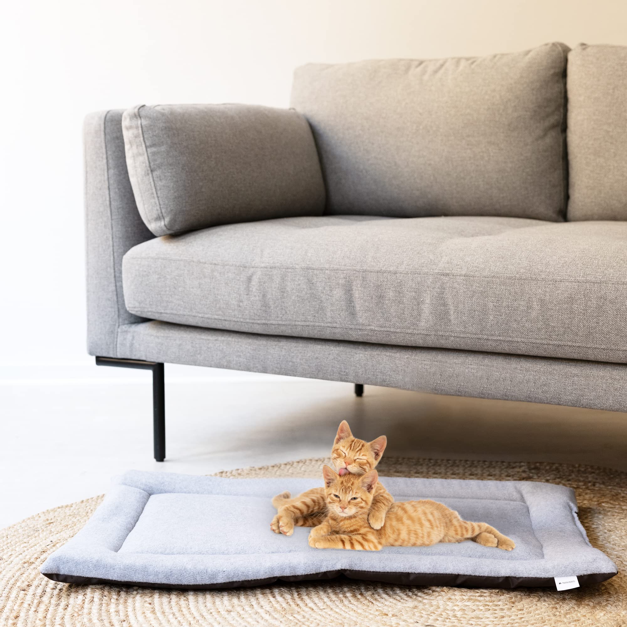 navaris-animals-katzenbett-katzendecke-79x48cm-polyester-xl-waschbar image 2