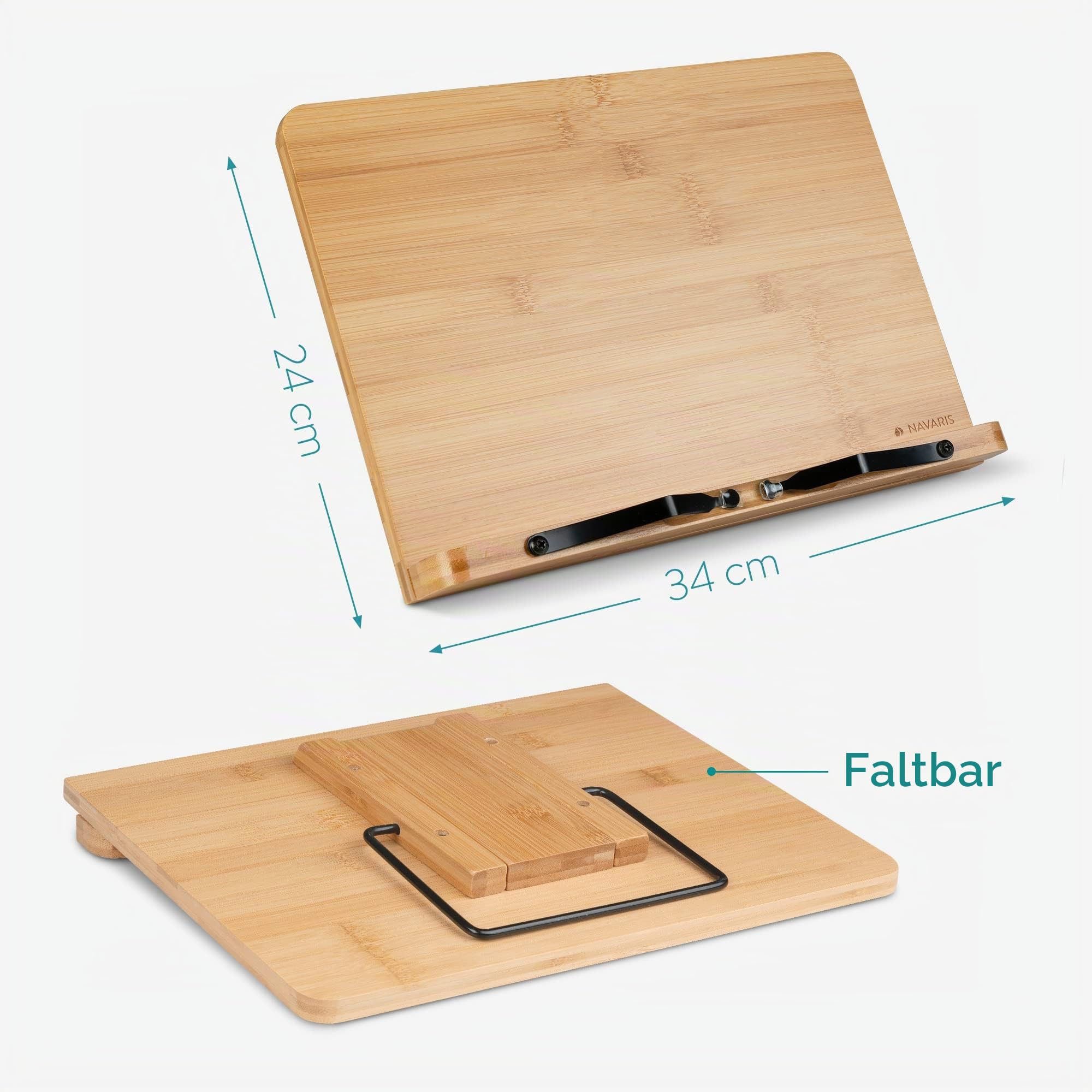 navaris-buchst-nder-bambus-buchst-tze-schwarz-34x24cm-faltbar image 6