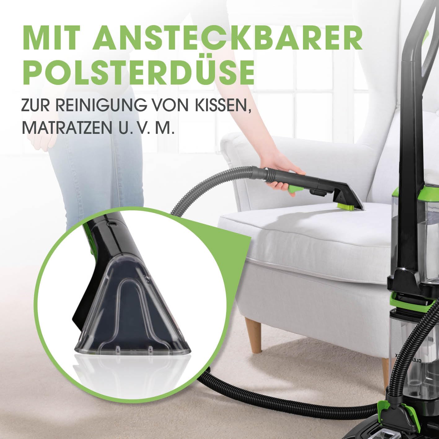 cleanmaxx-teppich-polsterreiniger-aquastream-plus-gr-n-800w image 7