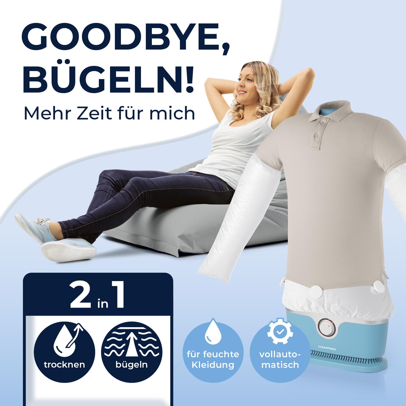 cleanmaxx-hemdenb-gler-automatisch-blau-mit-hosenaufsatz image 2