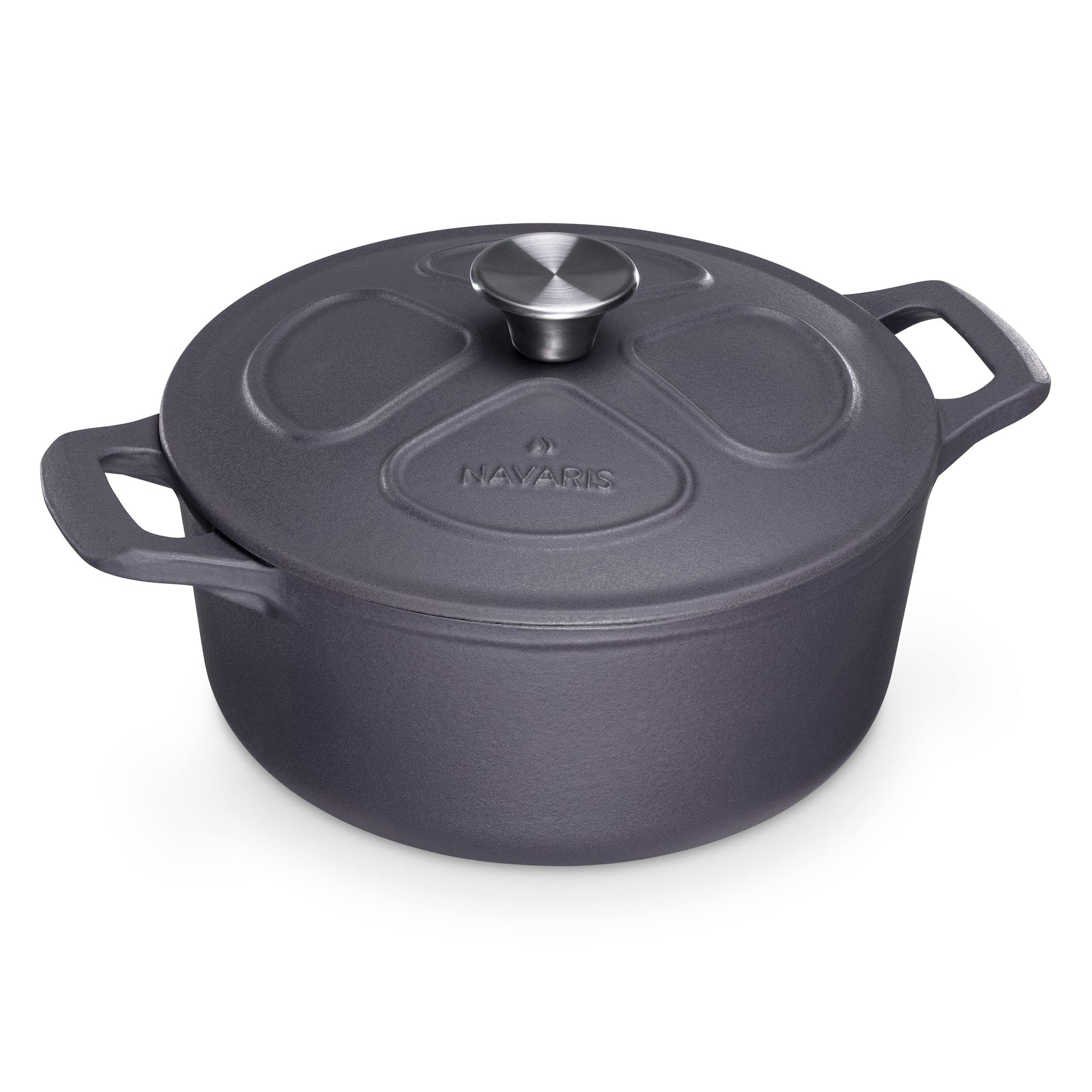 navaris-kitchen-gusseisentopf-br-ter-3-5l-24-cm-emailliert-2 image 1