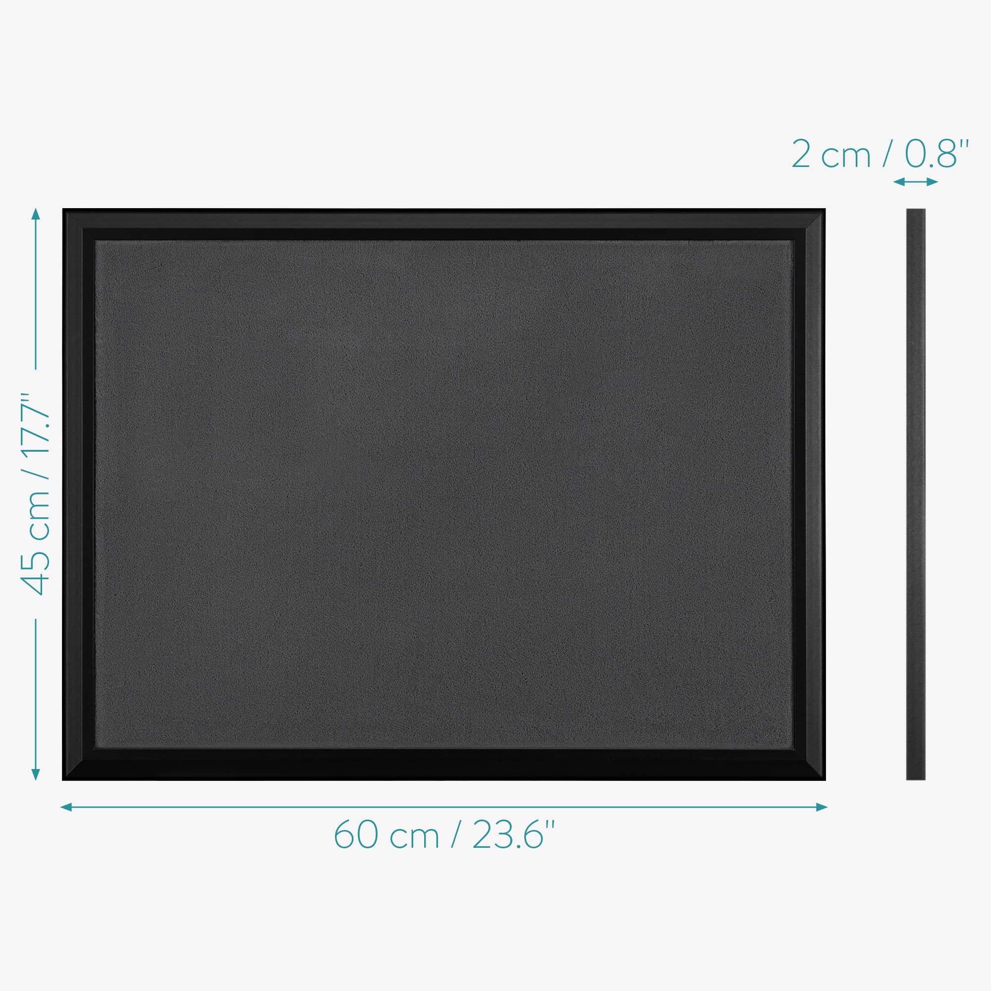 navaris-pinnwand-pl-sch-60x45cm-grau-mit-24-pins-collage image 5