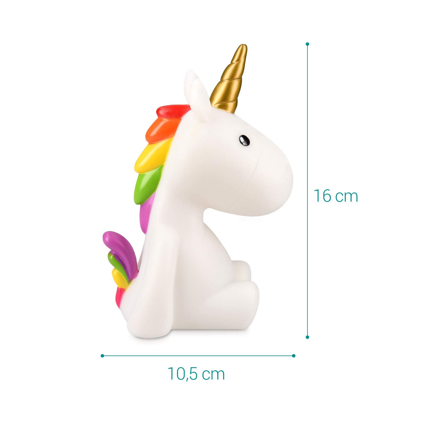 navaris-lighting-led-nachtlicht-einhorn-wei-timer-aufladbar image 3
