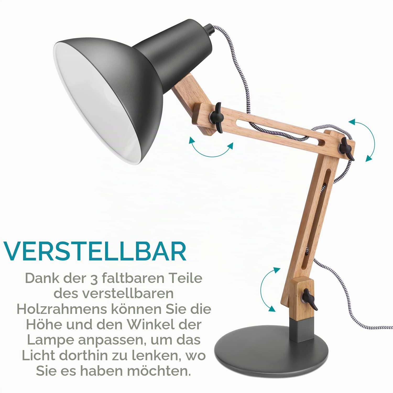 navaris-lighting-holz-schreibtischlampe-e27-dunkelgrau-verstellbar image 3