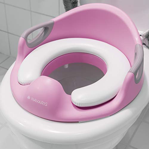 navaris-kinder-toilettensitz-wc-aufsatz-rosa-mit-griff image 8