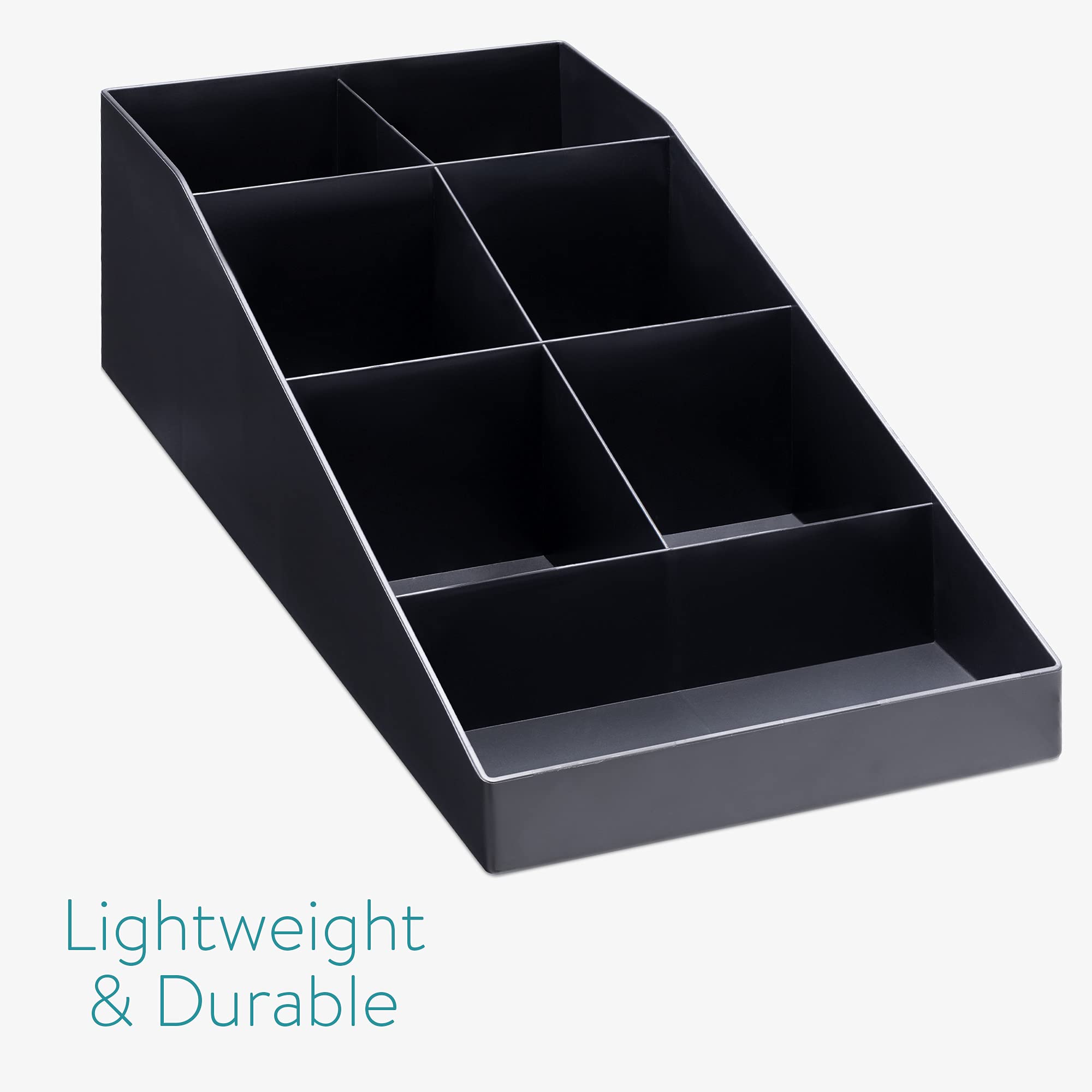 navaris-kaffee-organizer-kaffeebar-7-f-cher-aufbewahrungsbox-schwarz image 6