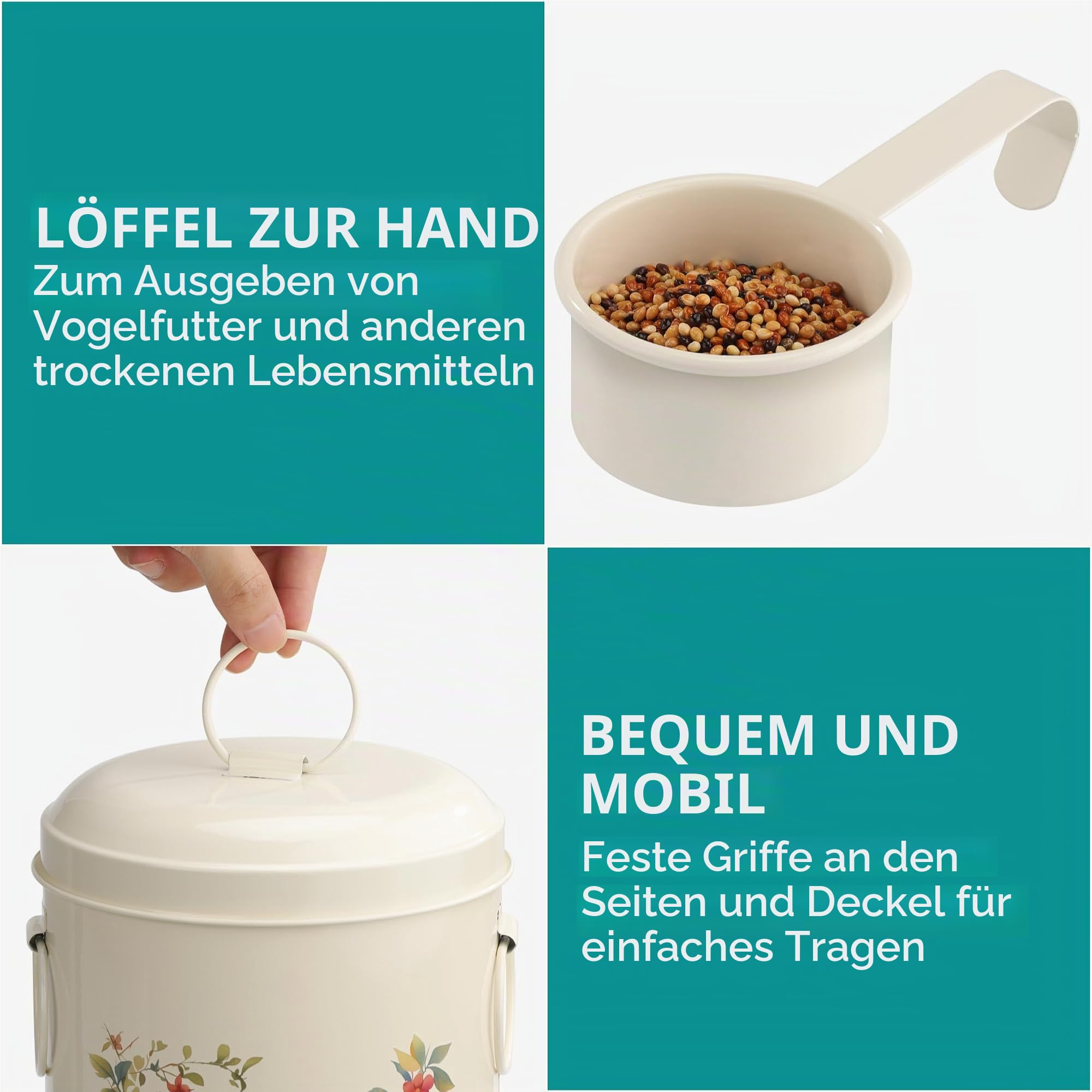 navaris-animals-futterbeh-lter-4-9l-vogel-mit-l-ffel image 3
