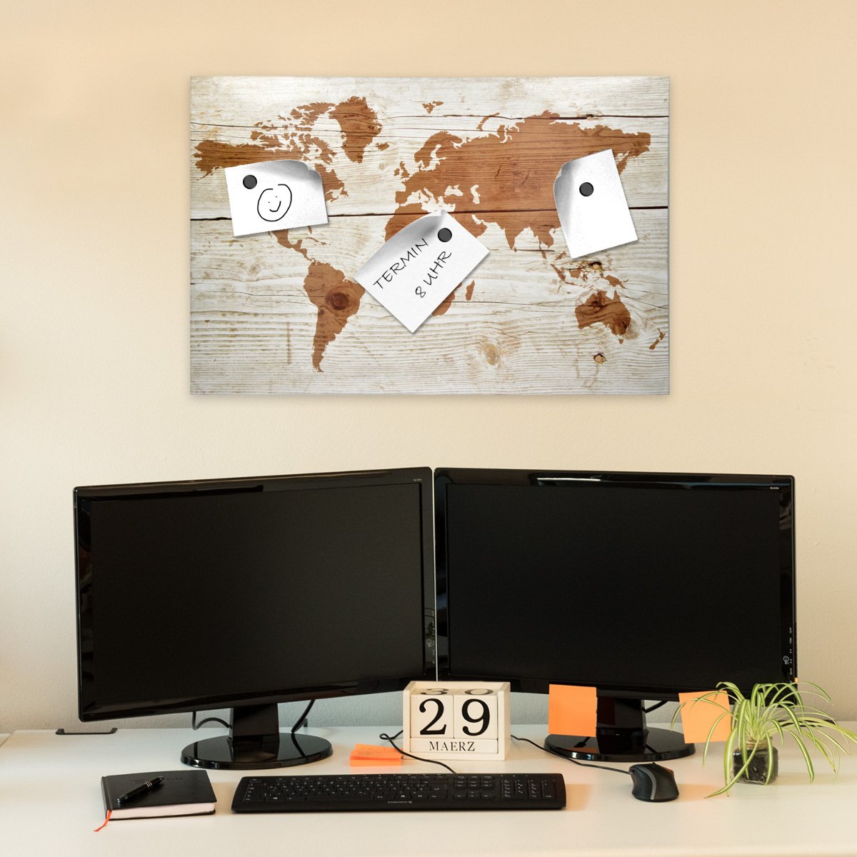 navaris-magnettafel-weltkarte-holzoptik-60x40-cm image 6