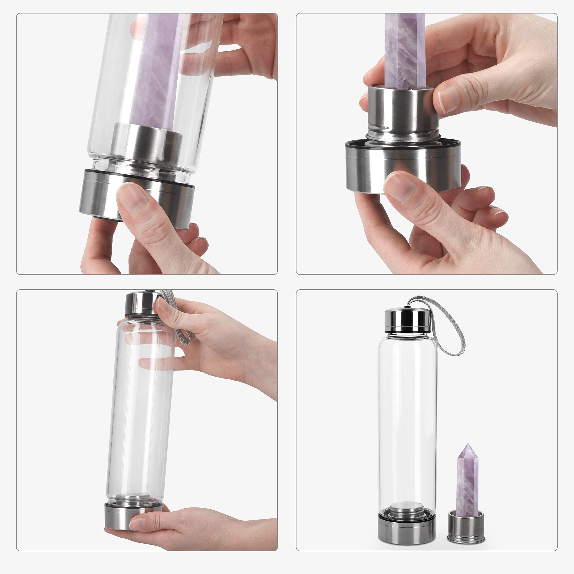 navaris-kitchen-kristall-trinkflasche-glas-500-ml-amethyst-mit-h-lle image 4