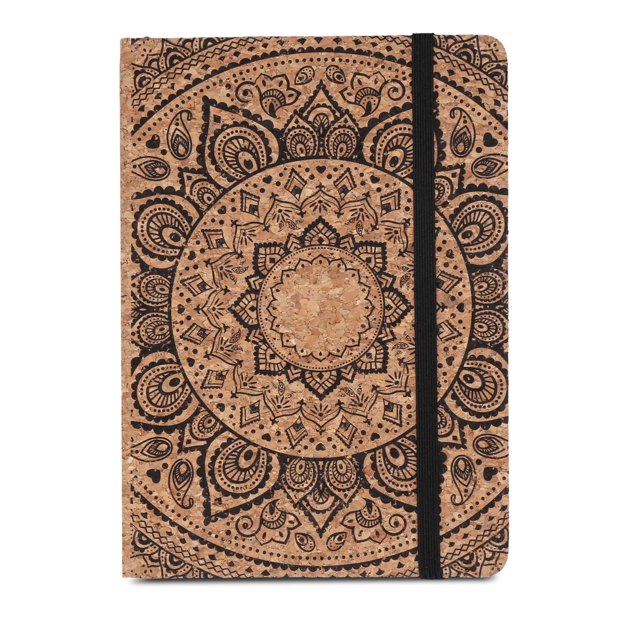 navaris-living-kork-notizbuch-liniert-indian-sun-100-seiten image 5