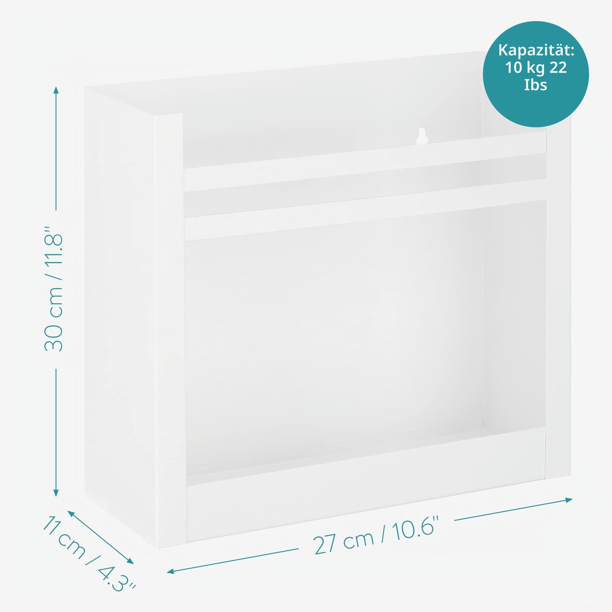 navaris-living-zeitungshalter-wand-eisen-schwarz-30x27cm-2 image 3
