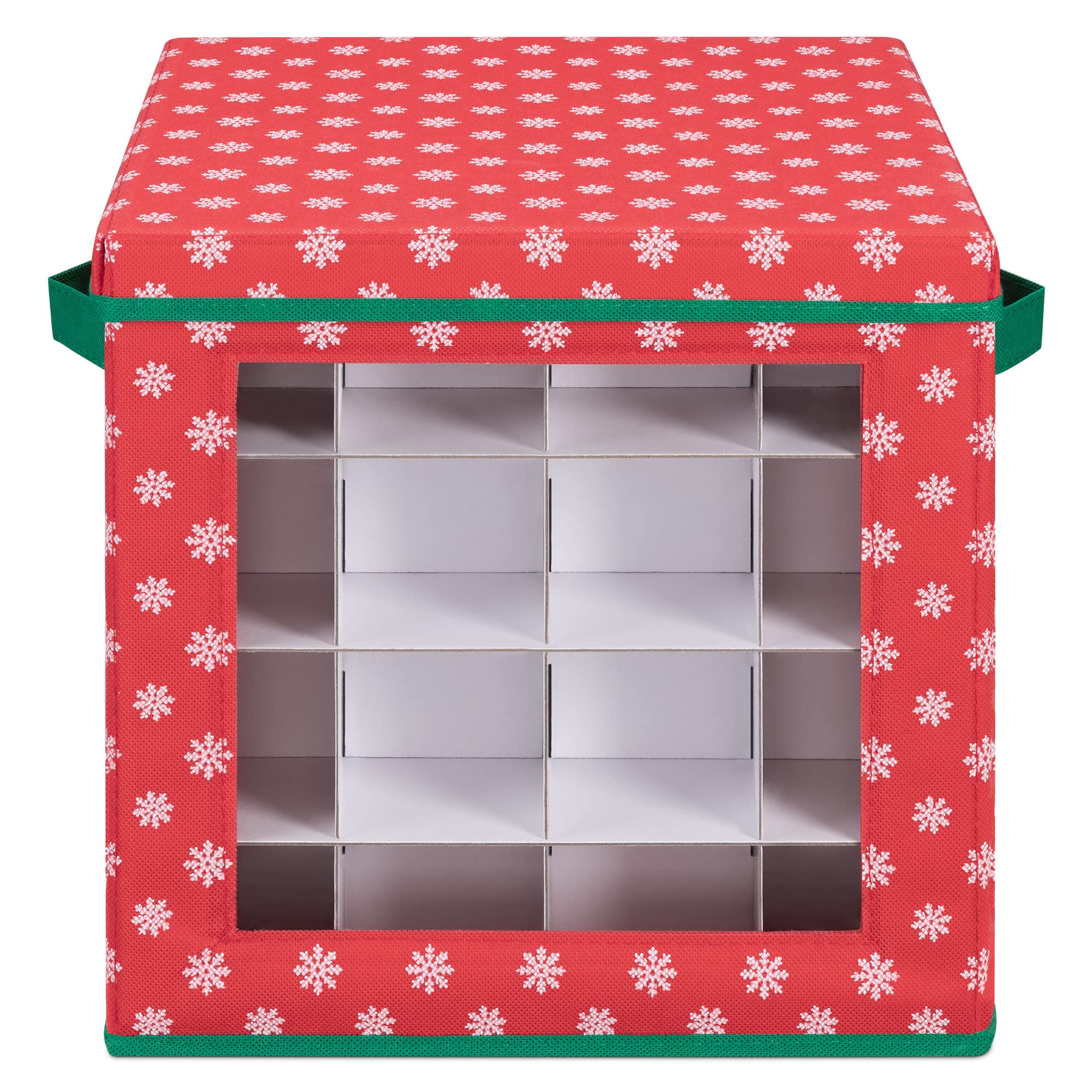 navaris-living-weihnachtskugel-aufbewahrung-64-f-cher-rot-gr-n image 7