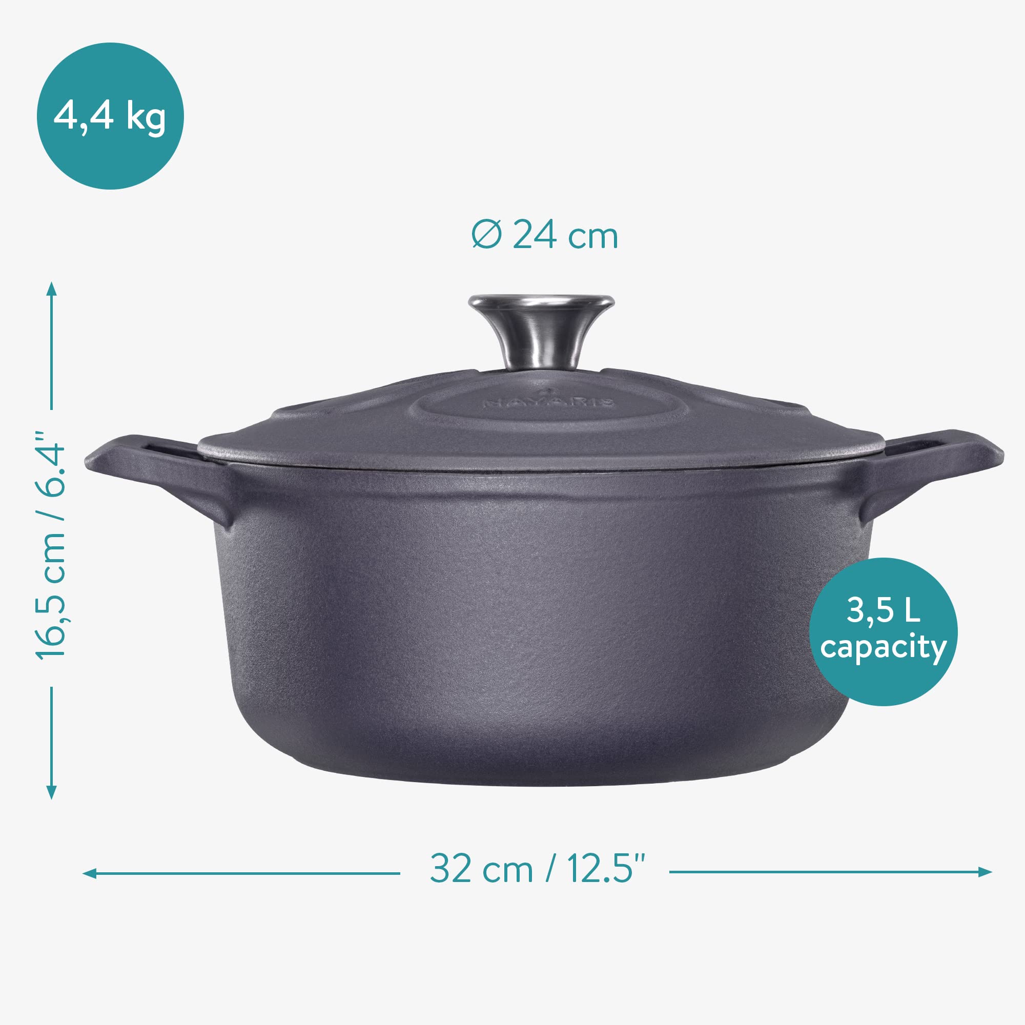 navaris-kitchen-gusseisentopf-br-ter-3-5l-24-cm-emailliert-2 image 4