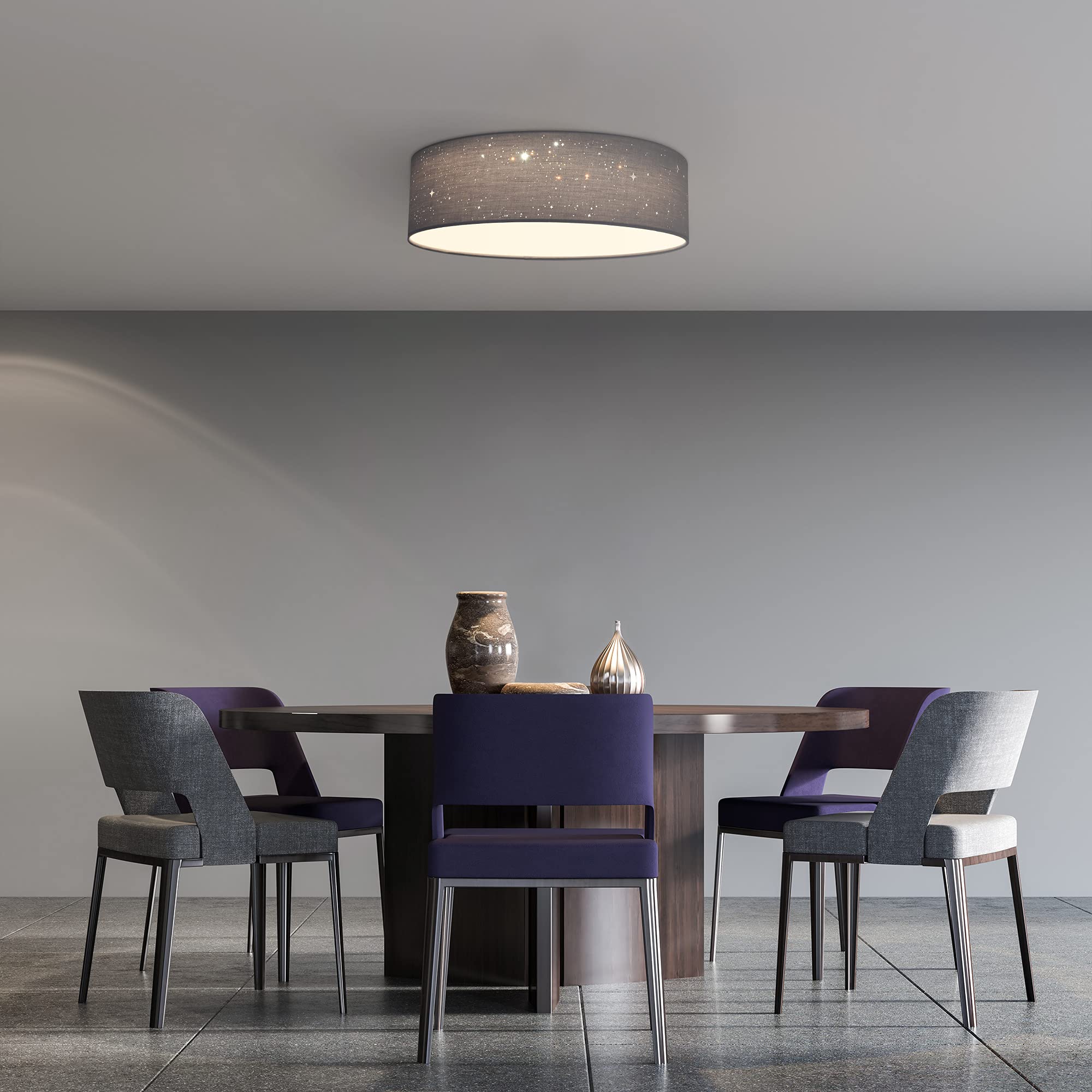 navaris-led-deckenleuchte-24w-rund-40cm-deckenlampe-hellgrau-warmwei image 5