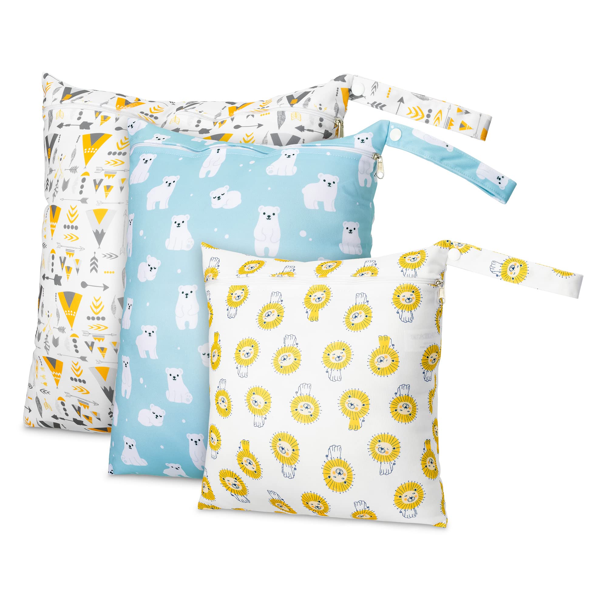 navaris-children-nasstasche-wetbag-3er-set-waschbar image 7