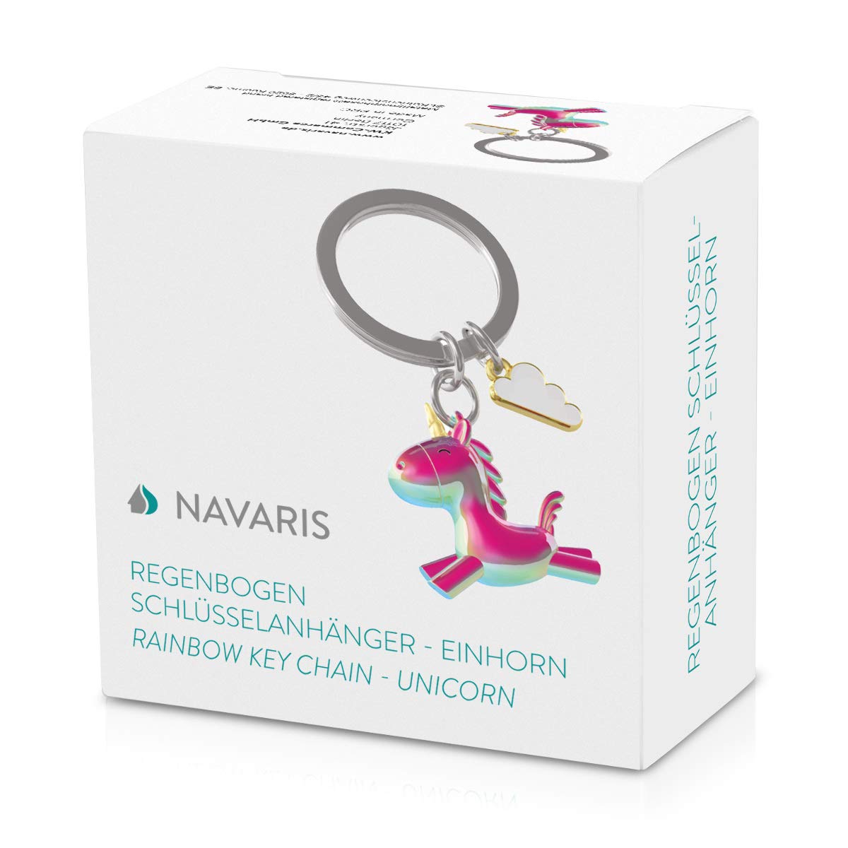 navaris-travel-schl-sselanh-nger-einhorn-regenbogen-metall image 7