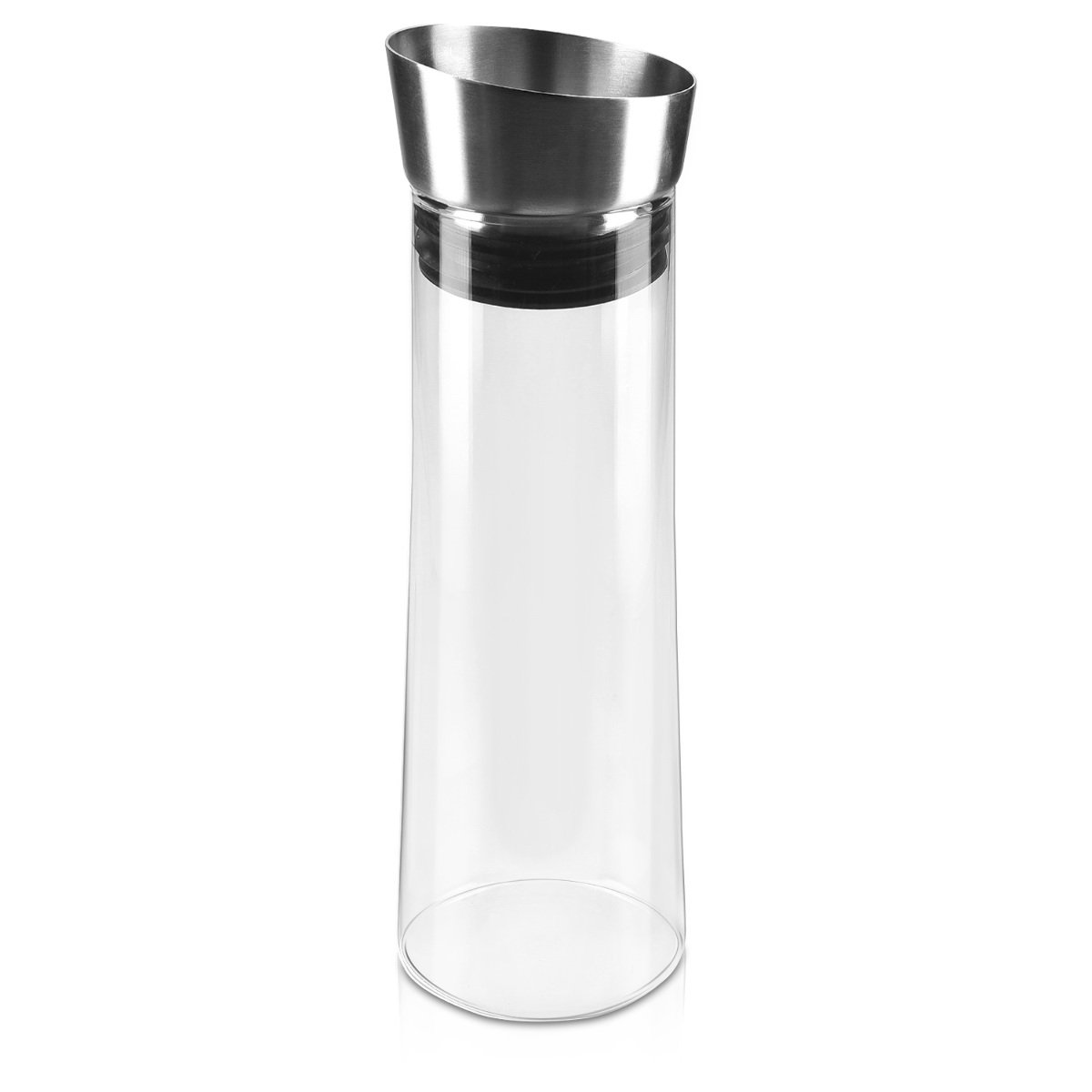 navaris-glaskaraffe-borosilikatglas-karaffe-0-8l-mit-deckel-sieb image 8