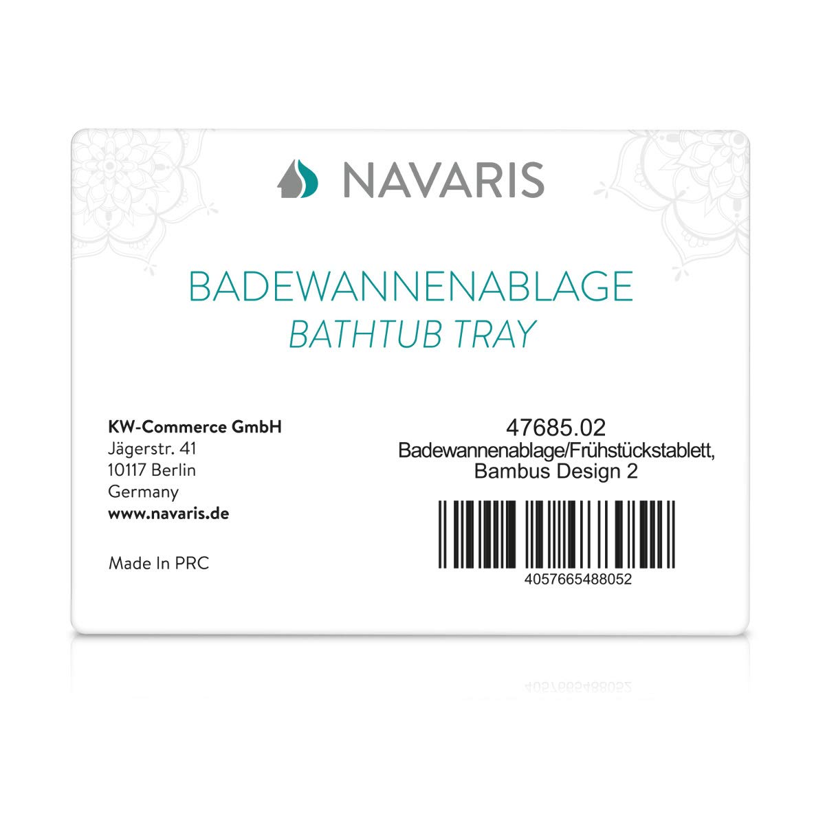 navaris-beauty-badewannenablage-bambus-braun-ausziehbar image 8