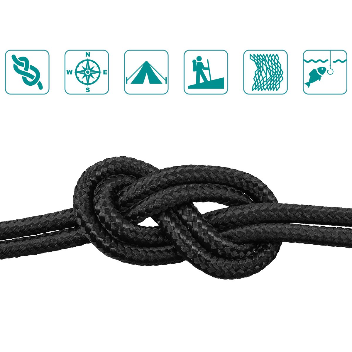 navaris-outdoor-survival-seil-4mm-30-5m-polyester-schwarz image 4