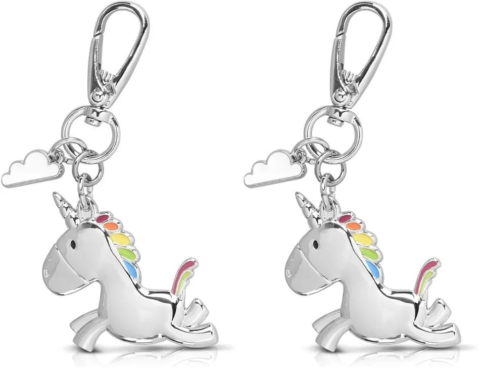 navaris-travel-einhorn-wolke-schl-sselanh-nger-metall-silber image 1