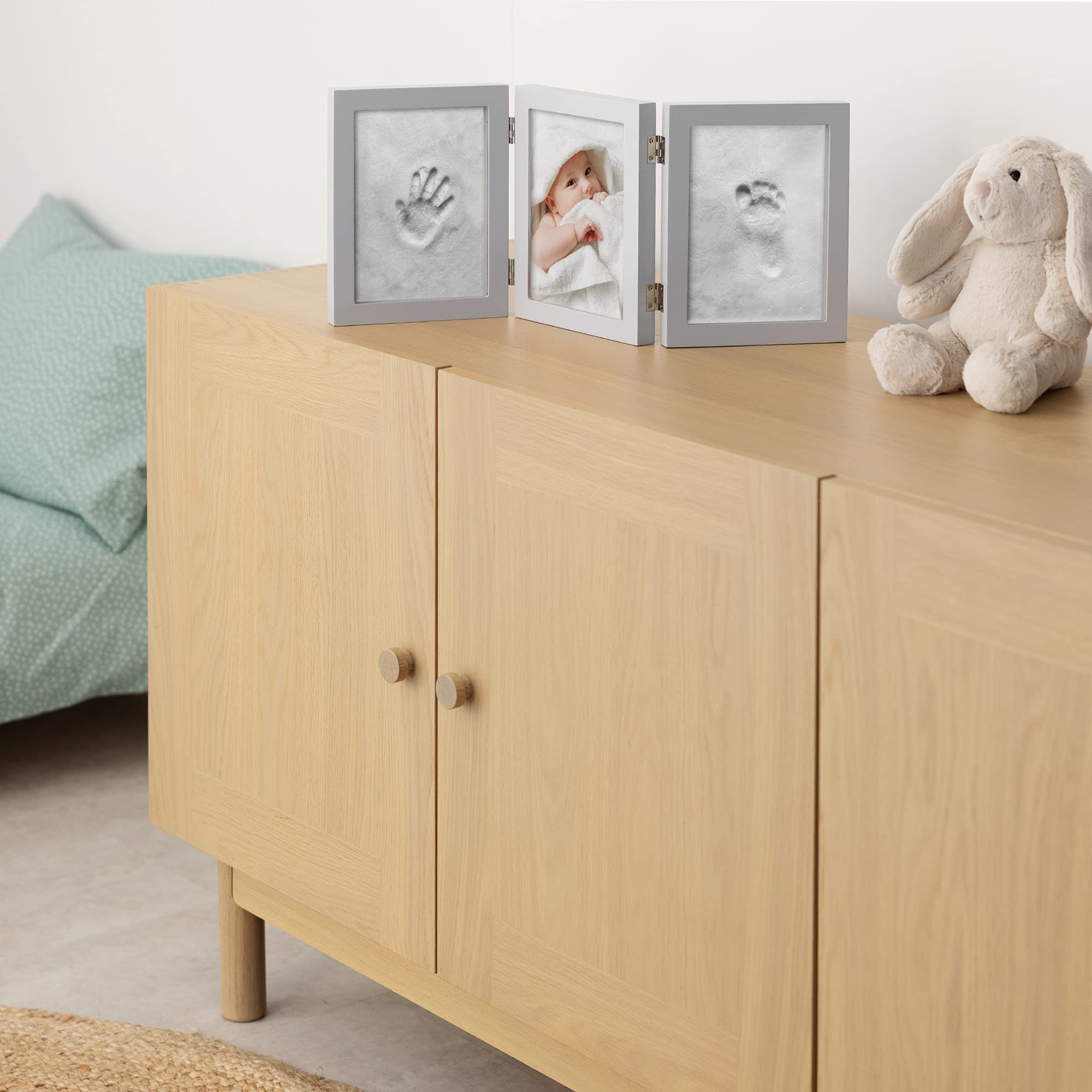 navaris-baby-bilderrahmen-gipsabdruck-bambus-220x170-mm image 6