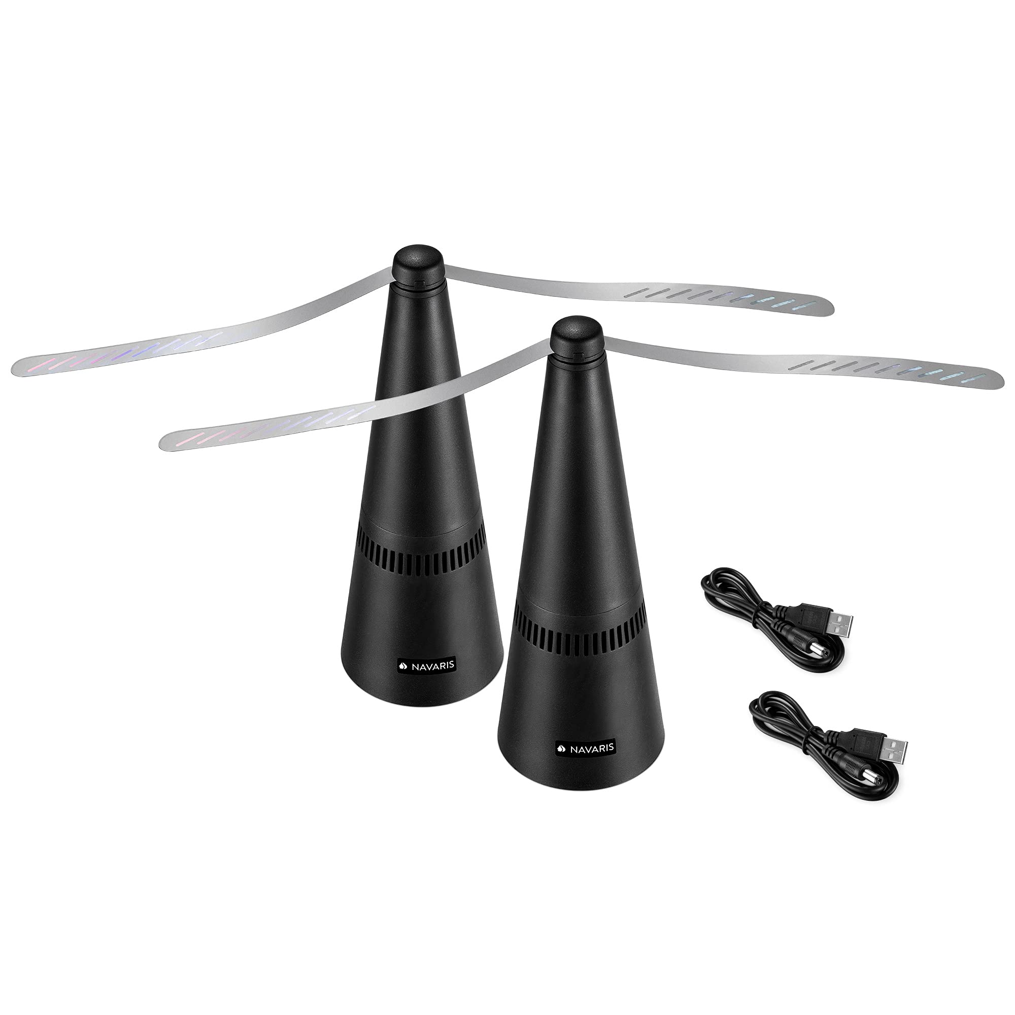 navaris-garden-fliegenwedler-elektrisch-2er-schwarz-usb-batterie image 1