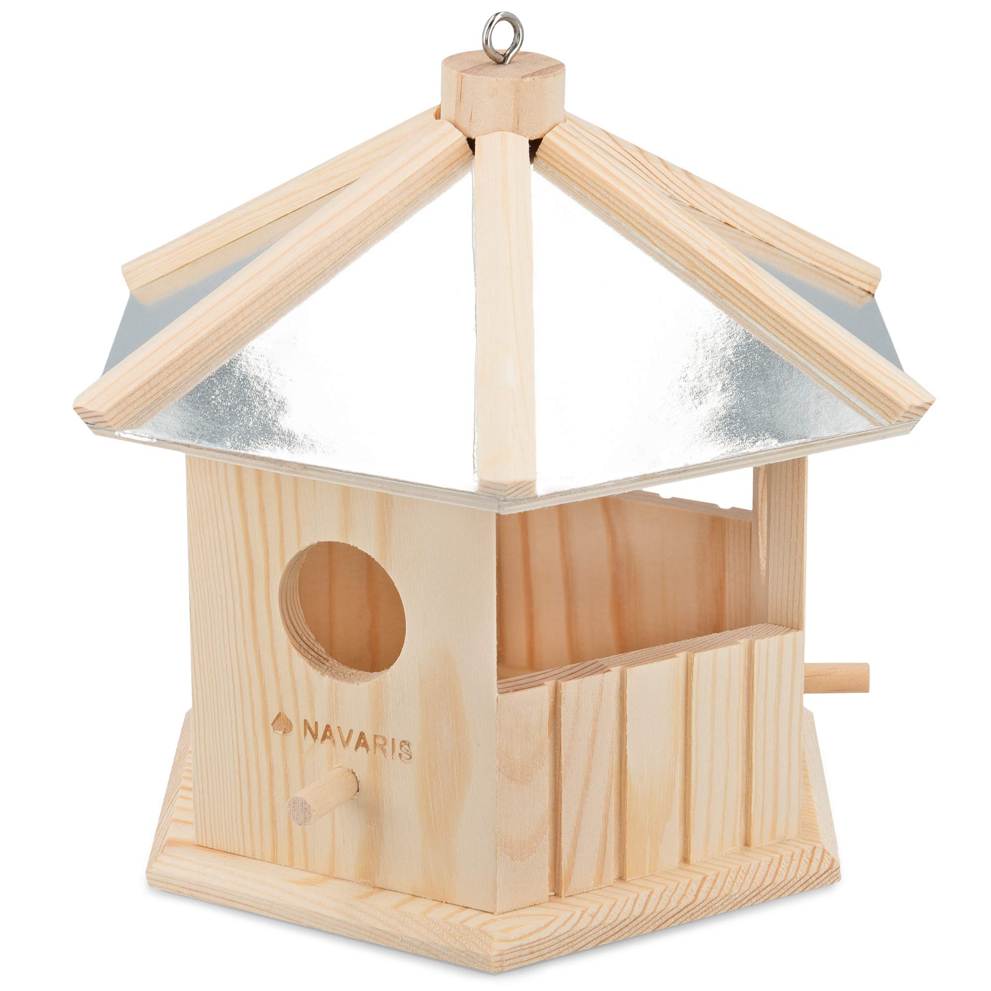 navaris-garden-vogelhaus-holz-zum-aufh-ngen-wetterfest image 4