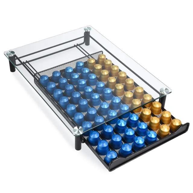 navaris-kitchen-kapselspender-schublade-f-r-60-nespresso-kapseln image 1