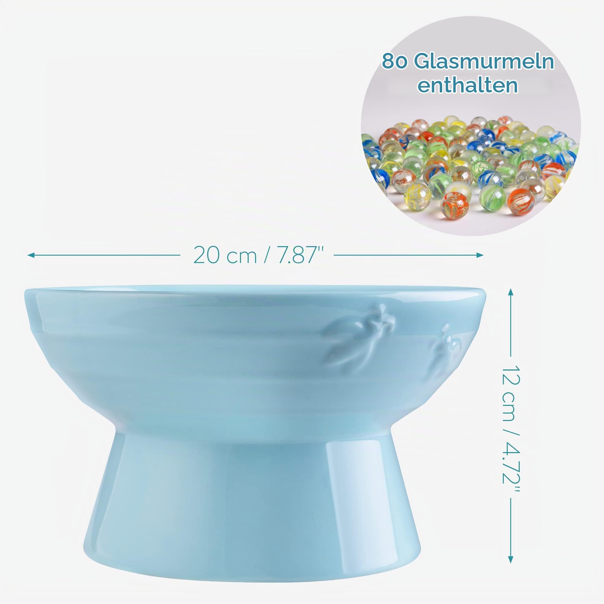 navaris-garden-bienentr-nke-keramik-mit-glasmurmeln-bienen-design image 4