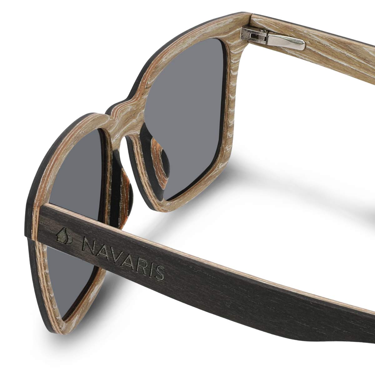 navaris-beauty-holzsonnenbrille-polarisiert-uv-schutz-unisex image 3