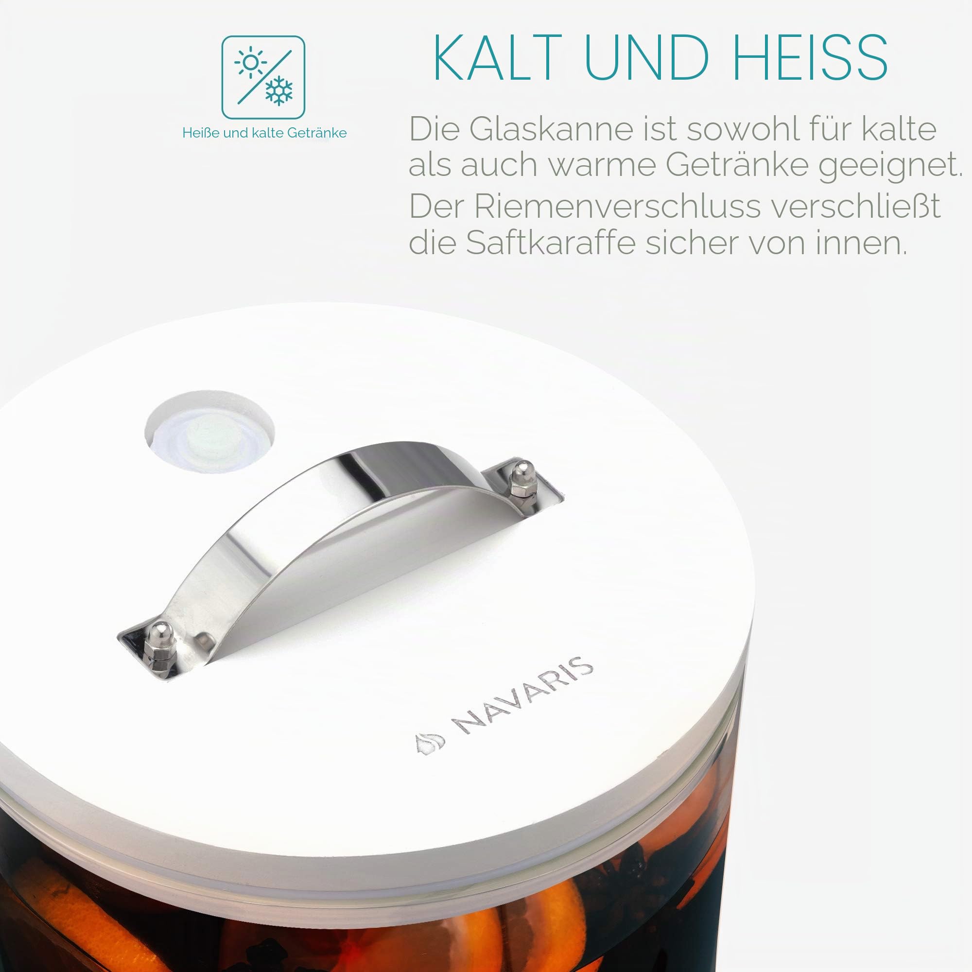 navaris-getr-nkespender-glas-5l-mit-edelstahl-zapfhahn image 3
