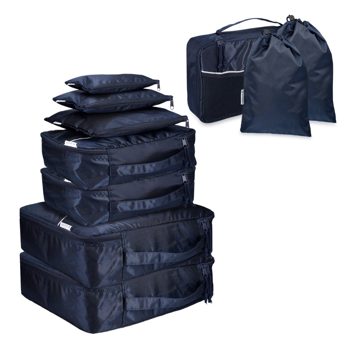 navaris-travel-koffer-packtaschen-9-teilig-dunkelblau-set image 5