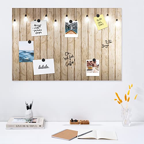 navaris-magnettafel-memoboard-60x40-magnetpinnwand-holzbalken image 8