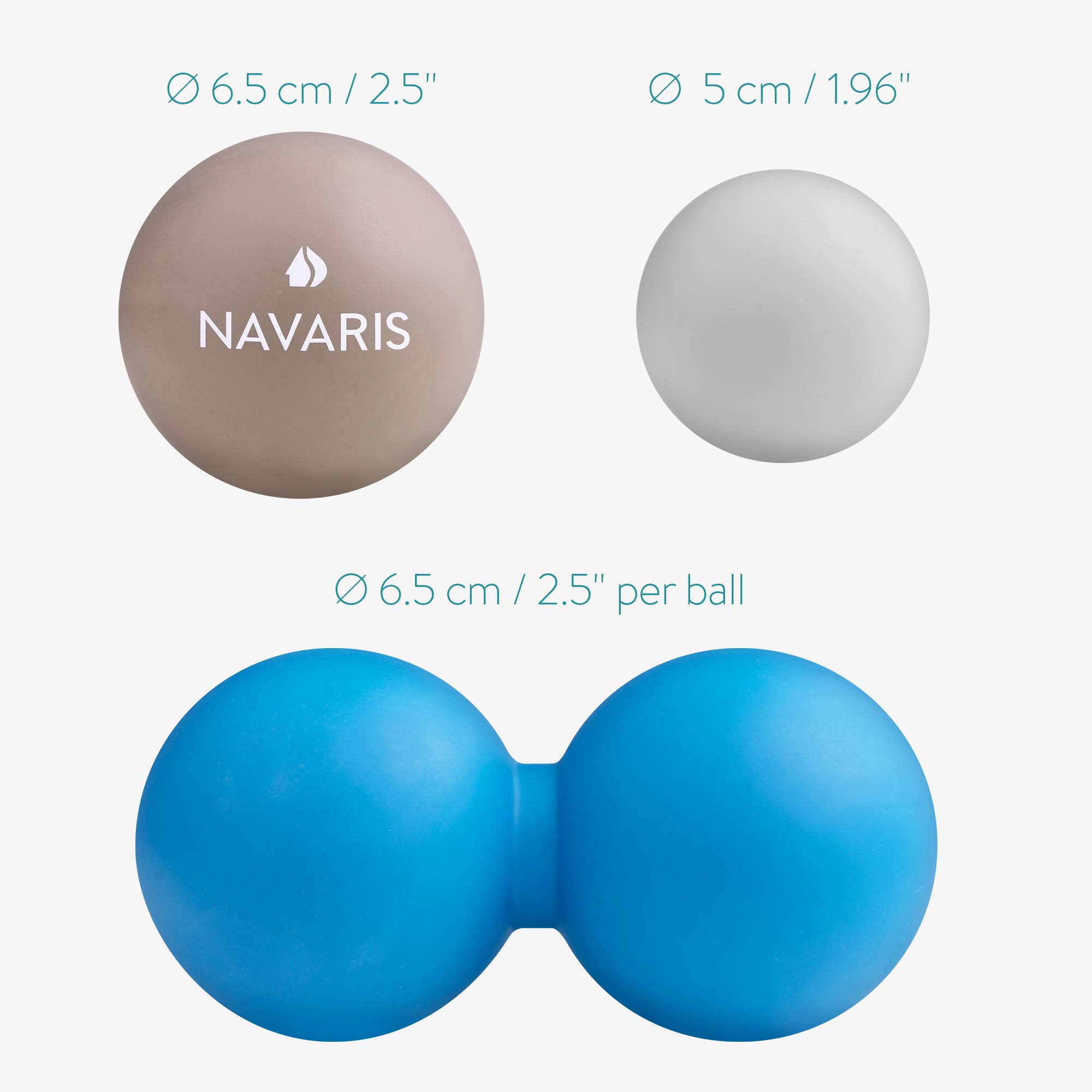 navaris-duoball-massageball-set-3-teilig-faszien-schwarz image 6