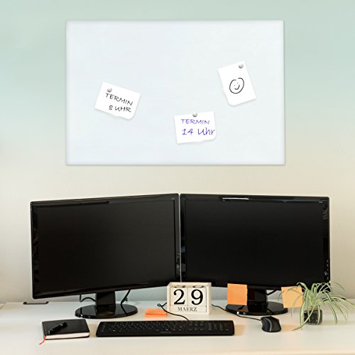 navaris-office-magnettafel-glas-60x40-cm-wei-mit-magnete-stift image 8