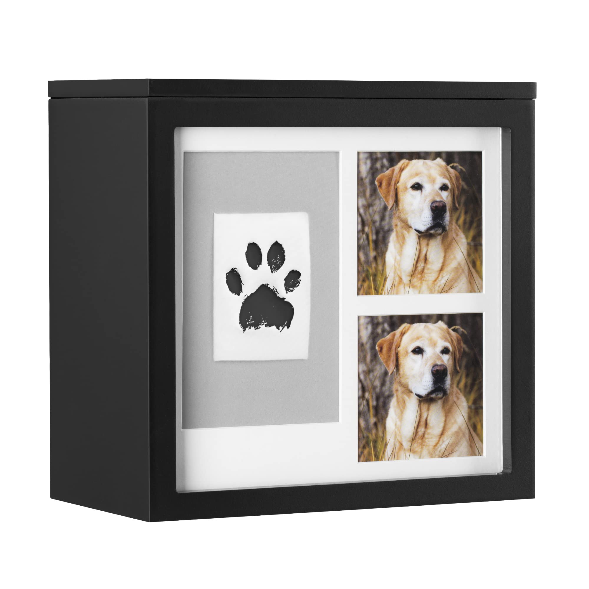 navaris-animals-tierurne-schwarz-mit-fotos-und-pfotenabdruck image 7