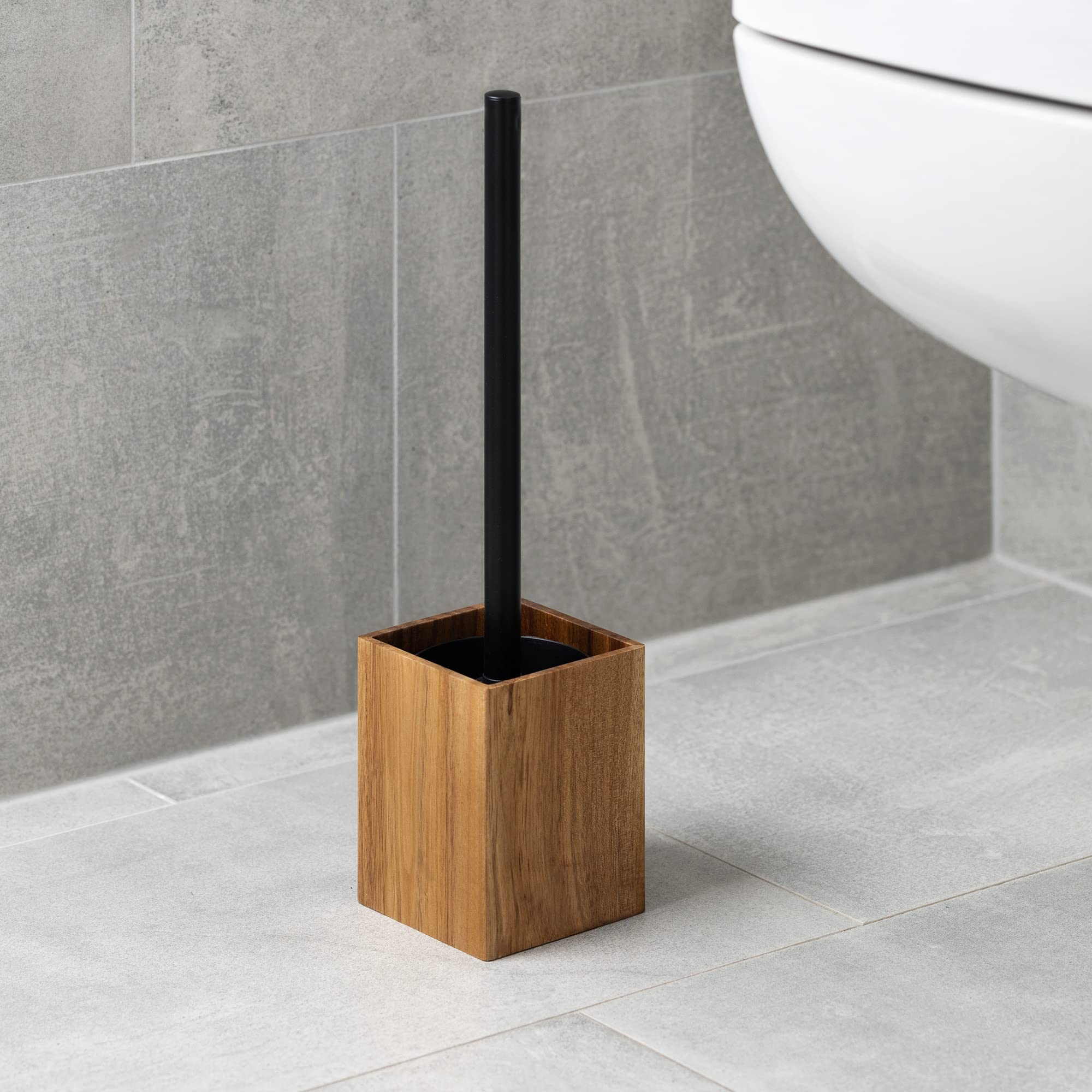 navaris-beauty-toilettenb-rste-akazienholz-wc-garnitur-schwarz image 2