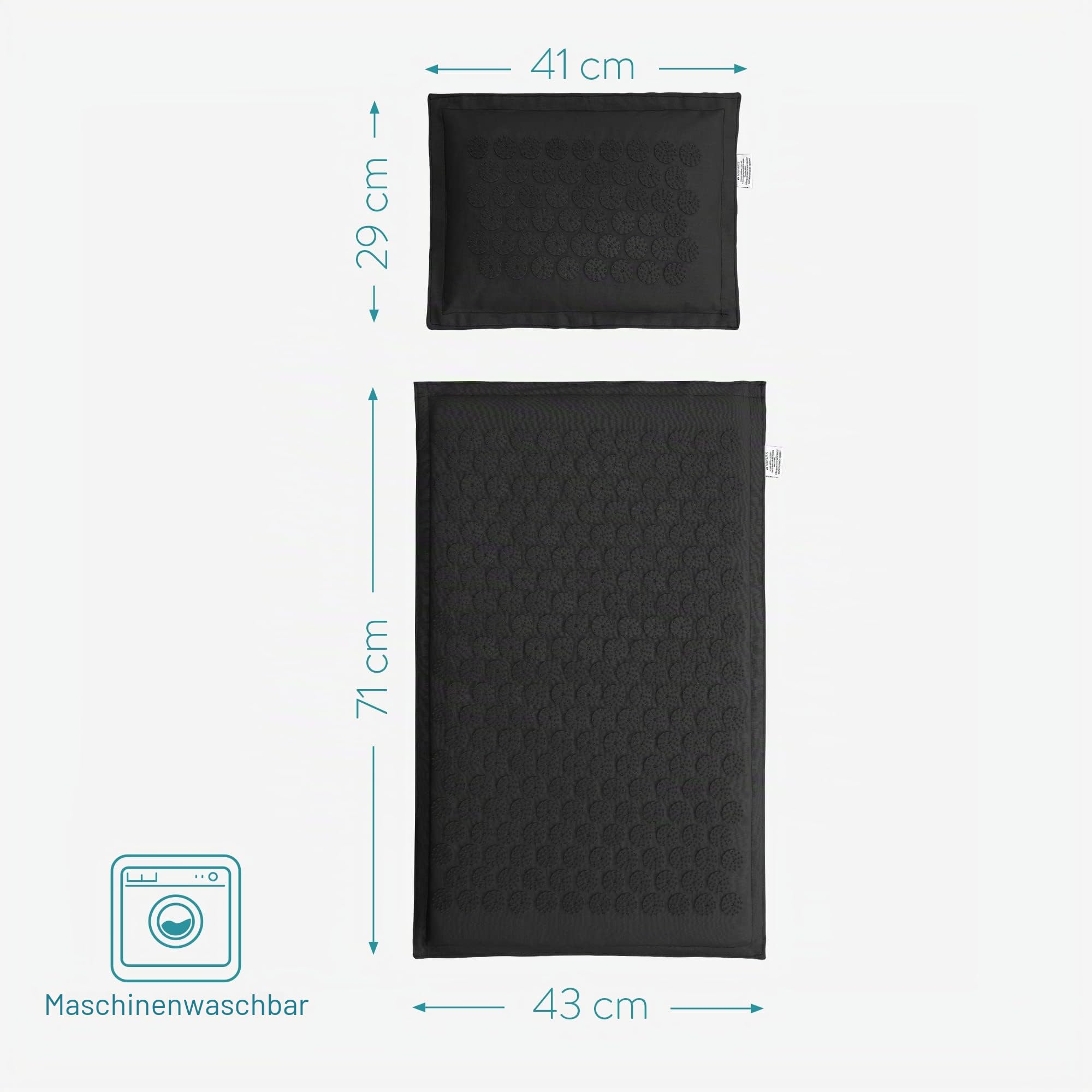 navaris-akupressur-set-2in1-matte-mit-kissen-entspannung-4 image 6